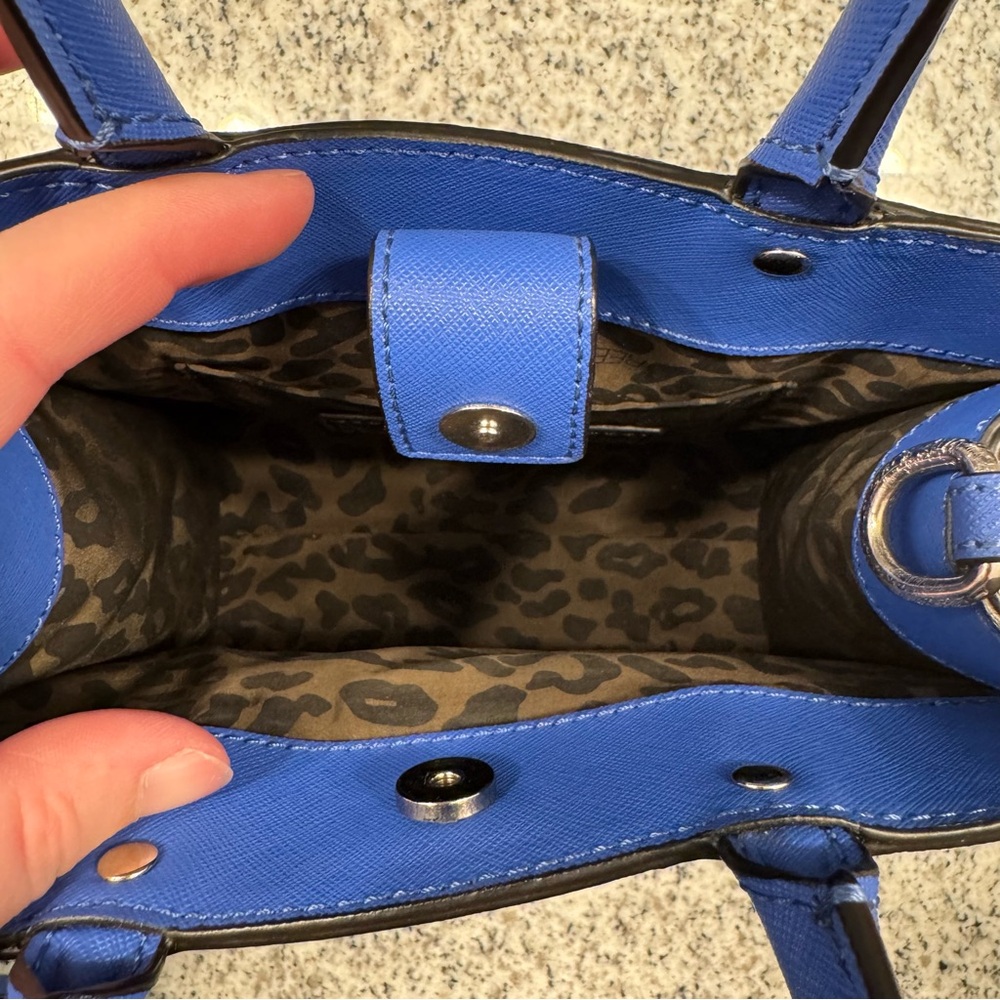Rebecca Minkoff Mini MAB Crossbody Satchel in Cobalt Blue - Picture 11 of 12